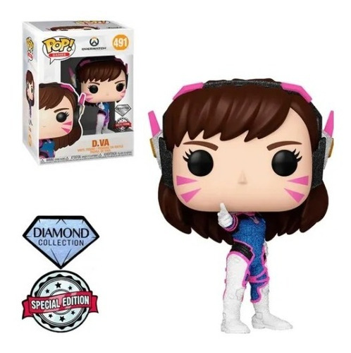 Funko Pop -overwatch - D.va 491 Diamond Special