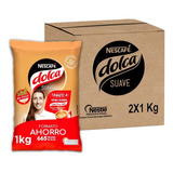 Pack X 2  Nescafé Dolca Suave 1 Kg Nestlé, Café Instantaneo