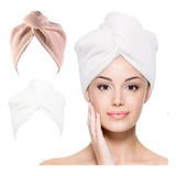 Toalla Gorro Turbante Microfibra Antifrizz Cabello