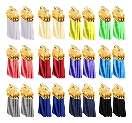 120 Piezas Borla Colgantes Flecos Merceria De Cuero Llavero | MercadoLibre