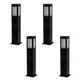 Pack X 4 Farol Ferrolux Marca Sendero Jardin Hierro 60cm