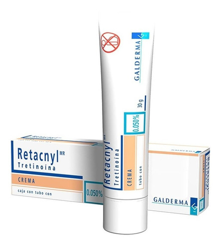 Retacnyl Tretinoina 0.050% Crema Acné Barros Espinillas 30gr