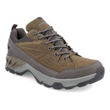 Zapatilla Outdoor Hombre Power H20 Marrón - Verde