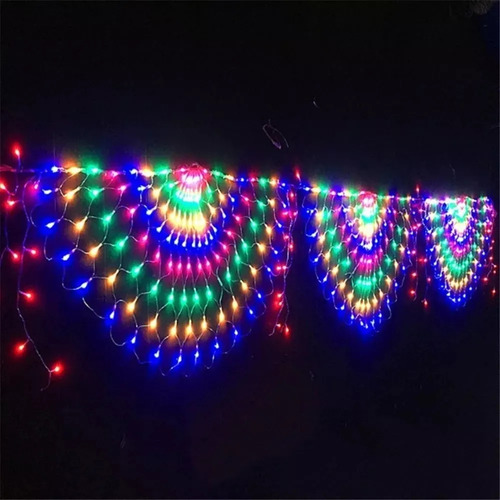 Fiesta Al Aire Libre Led Navidad Peacock Luces De Colores 3m