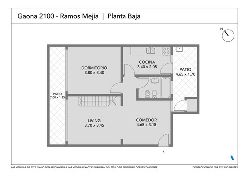 Venta Ph Dos 2 Ambientes Ramos Mejía Centro Apto Credito Dos Patios Terraza Sin Expensas Luminoso Reciclado Posibilidad De Seguir Construyendo - Imagen 3