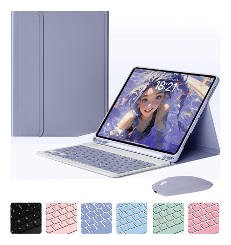 Capa Para iPad 9ª Geração A2602 A2603 Smart Keyboard E Mouse