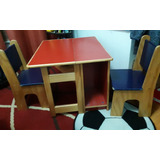 Juego De Mesa Y 2 Sillas Infantil