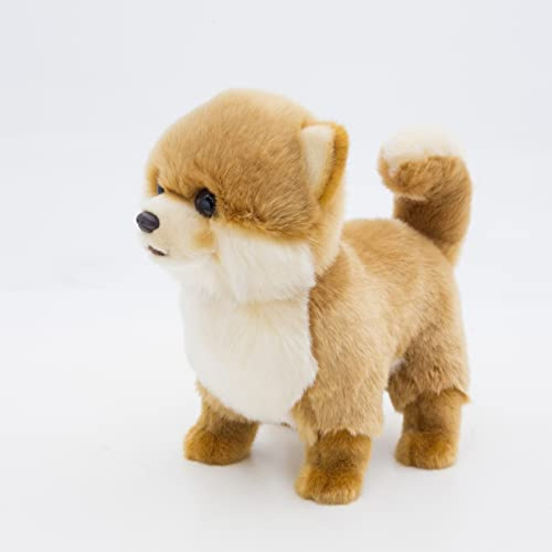 Perro De Peluche Pomerania De 12 Pulgadas, Juguetes De Peluc