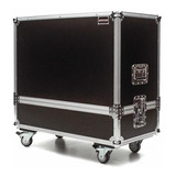 Hard Case Caixa De Som Jbl Prx 812 Duplo Com Roda