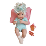 Bebe Prematuro De 35 Cm Con Ropa + Accesorios