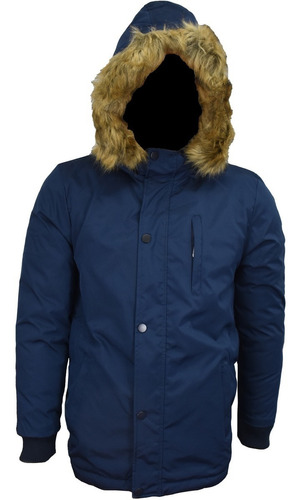 Campera Parka Hombre Impermeable Reversible Jamens Importada