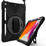 Funda iPad 10.2 Procase Rígido 3 Capas Soporte Correa Negro