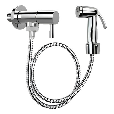 Ducha Higiênica Abs Cromada 1\u002F4 Volta Banheiro Chuveirinho | Frete grátis