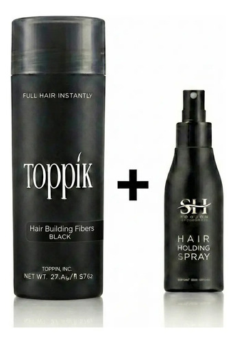 Kit Fibra Capilar Toppik 27.5 Gr + Spray Fijador