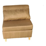 Sillon Individual Sin Apoya Brazos Chenille  Premium