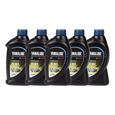 Óleo Yamalube Náutico 2 Tempos Tc-w3 1 L Kit C/ 5 Unidade
