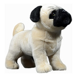 Pug Realista De Peluche Frankiezhou Para Niños De 27 Cm