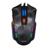 Mouse Gamer Pc Usb 6 Botones 2400dpi Luces Juegos Noga St336