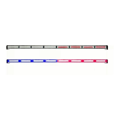 Barra Torreta Cob De Led 8 Módulos Luz Roja Y Azul 10 Func. | Envío gratis