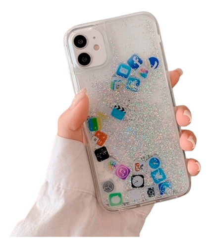 Capinha Para iPhone 11 Pro Max Transparente Acrilico Icone