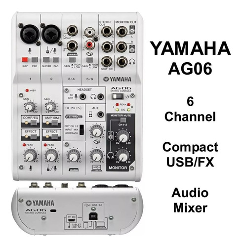 Console Yamaha Ag06 De Mistura 110v/220v