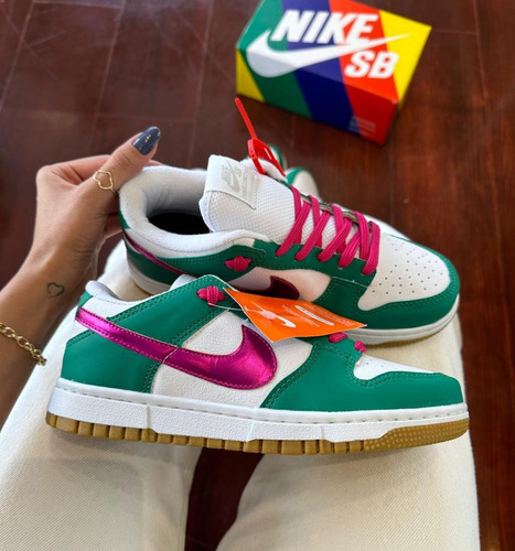 Tenis Air Sb Dunk Low Pro Hungria Joker Couro Moda Basquete