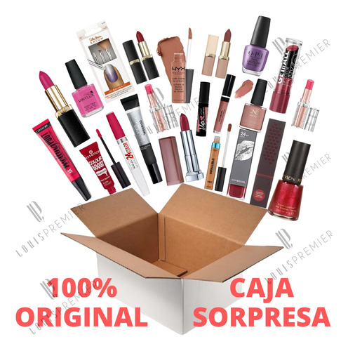 Caja Sorpresa Mix Artículos De Bellezas Cosméticos De Marcas