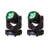 2 Moving Head Led Beam 100w Dmx Disco De Cores Caleidoscopio