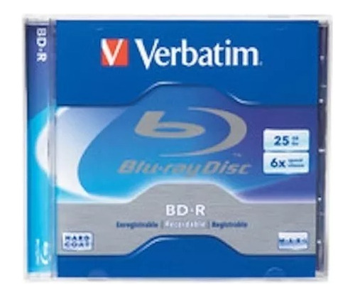 Discos Blu-ray Grabables (bd-r) Verbatim 6x 25gb Individual