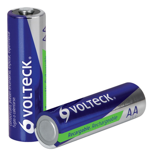 Paquete Con 14 Pilas Recargables 2500 Mah Tamaño Aa, Volteck