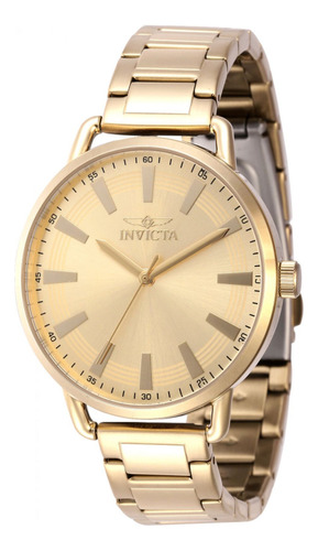 Reloj Para Dama Invicta Wildflower 46332 Oro