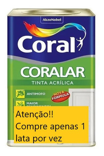 Tinta Anti Mofo Acrilica 18 Litros Coral Escolha A Sua Cor