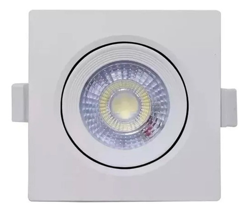 Spot Led Quadrado 7w Branco Frio 6500k Bivolt Supimpa Avant 