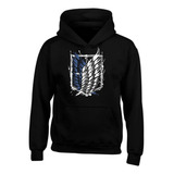 Buzo Capota Attack On Titan Saco Deportivo Hoodie M1