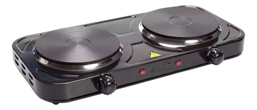 Fogareiro Elétrico 2 Bocas 2000w Cooktop 5 Temperaturas 127v