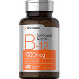 Vitamina B12 1000mcg 400 Tabs Sublinguales Metilcobalamina 