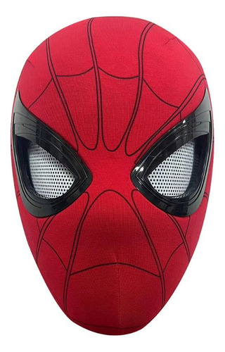 Mascara Spiderman Negro Adults Electronica Rojo