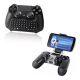 Ps4 Clip + Teclado Bluetooth Para Control Playstation 4 