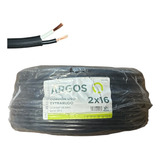 Cable Extra Uso Rudo 100% Cobre 2x16 Awg Rollo De 20m