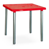 Mesa Plast. Cuadrada P/ Metal De 75 X 75 Art.4313 Colombraro