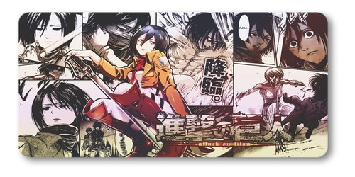 Mousepad Xxl 80x30cm Cod.440 Anime Manga Shingeki No Kyojin