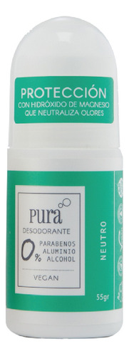 Desodorante Natural Pura Soap Neutro Sin Aluminio