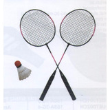 Juego Raquetas Badminton Par Y Gallito