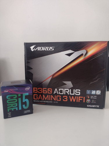 Procesador I5-8400 + Motherboard B360 Aorus Gaming 3