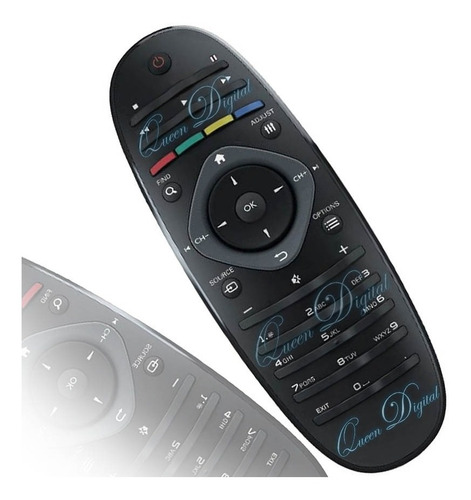 Control Remoto Lcd Led Para Philips Smart Tv Ovalado Enivos