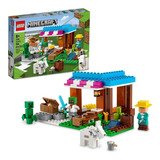 Lego Minecraft A Padaria Com Creeper E Cabra 21184