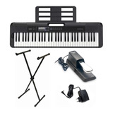 Teclado Musical Casio Ct-s300 + Pedal Sustain Suporte Fonte