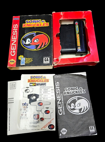 Sonic & Knuckles Lock On Sega Genesis Original Local Mg