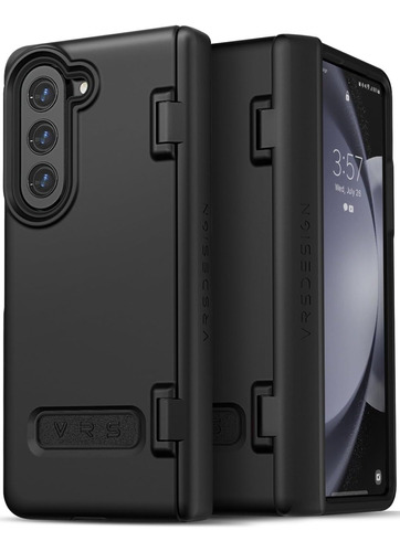 Funda Para Samsung Galaxy Z Fold 5g Mate Negro Vrs Design