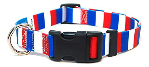 Collar De Perro Patriapet Con La Bandera De Francia | Grande